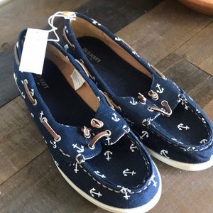 Nautical anchor old navy boat shoes